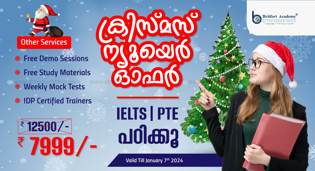 IELTS/PTE Course Offer - Thrissur