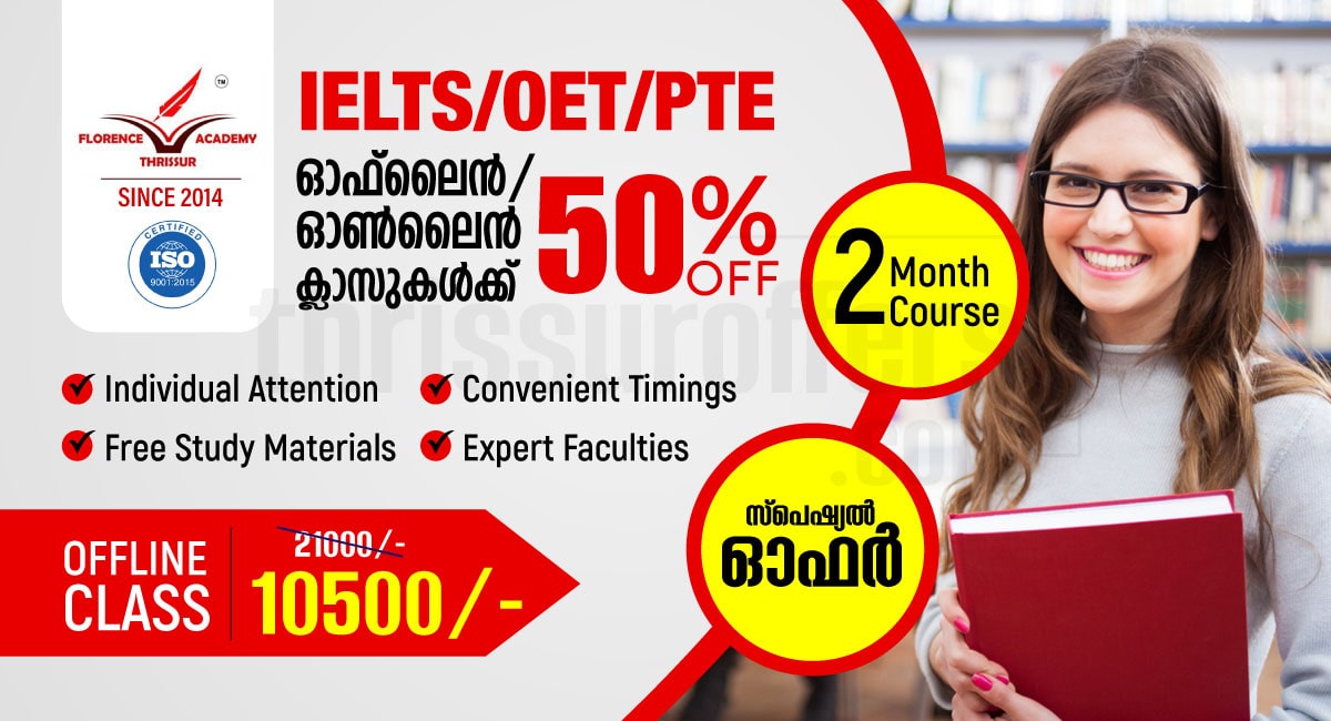 Best IELTS, OET Coaching Centre in Thrissur: Save 50% Off - Thrissur