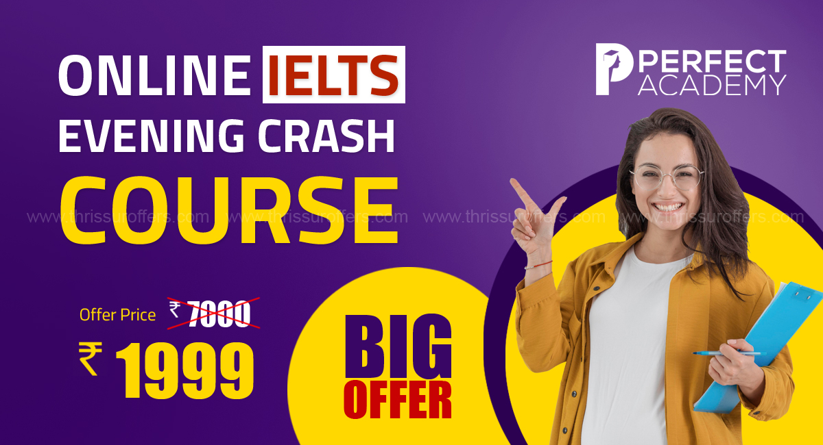 Online Ielts Evening Crash Course - Irinjalakuda